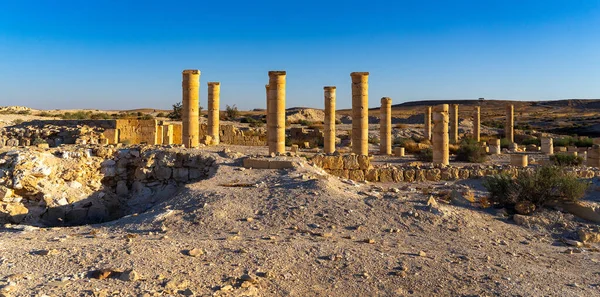 Vacaciones Israel Por Ruinas Historia Parque Nacional Del Desierto — Foto de Stock