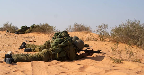 Israeli Soldiers Attacks War Againist Terror — Stock Photo, Image