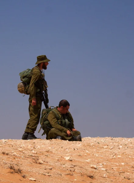 Ισραηλινοί Στρατιώτες Επιτίθενται Πόλεμος Κατά Της Τρομοκρατίας — Φωτογραφία Αρχείου