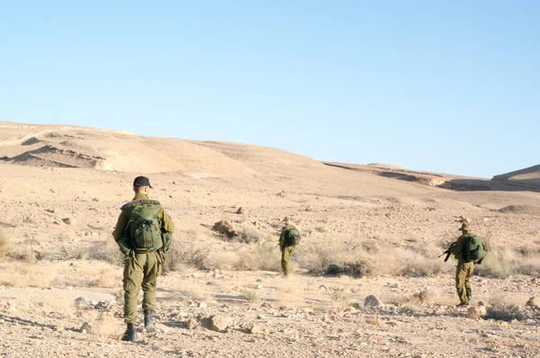 Patrulla Del Ejército Israelí Guerra Del Medio Oriente —  Fotos de Stock