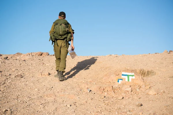 Israeli Army Patrol Middle East War — Stock Photo, Image