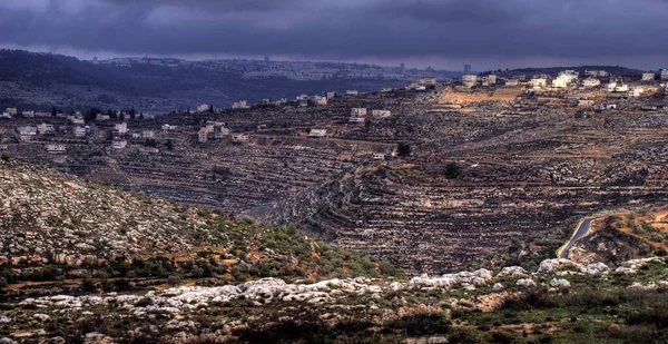 Palestinska Byn Västbanken — Stockfoto