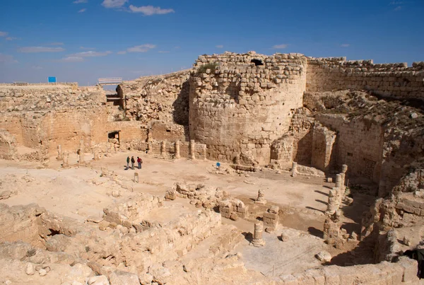Castillo Del Templo Herodión Desierto Judea Israel —  Fotos de Stock