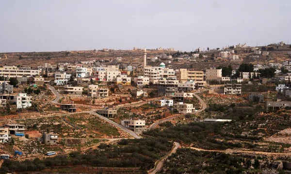 Palestinska Byn Västbanken Stockbild