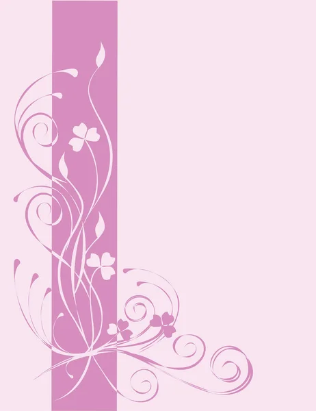 Fondo Floral Abstracto Vector — Vector de stock