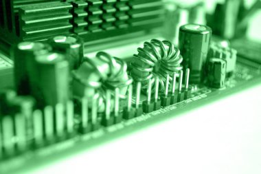 Bilgisayar arka plan - beyaz, elektronik cihaz tonda.