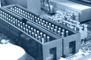 Soyut bilgisayar arka plan tonda, elektronik cihaz.