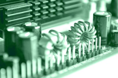 Soyut bilgisayar arka plan tonda, elektronik cihaz.