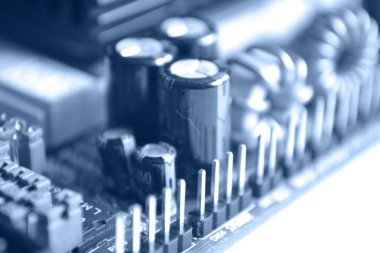 Soyut bilgisayar arka plan tonda, elektronik cihaz.