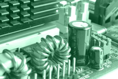 Soyut bilgisayar arka plan tonda, elektronik cihaz.