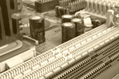 Soyut bilgisayar arka plan tonda, elektronik cihaz.