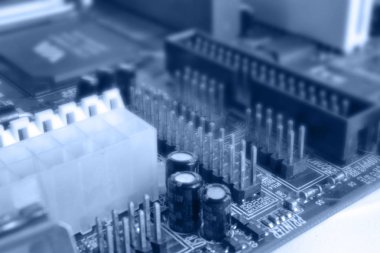 Soyut bilgisayar arka plan tonda, elektronik cihaz.