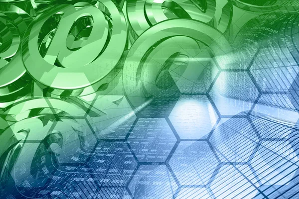 İletişim arka plan - basamak tünelde tonda.