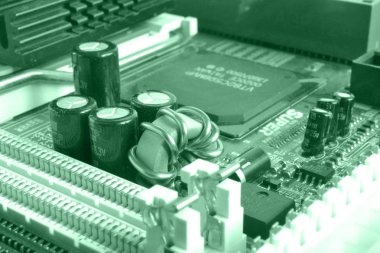 Soyut bilgisayar arka plan tonda, elektronik cihaz.