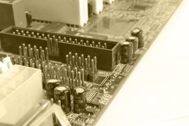 Soyut bilgisayar arka plan tonda, elektronik cihaz.