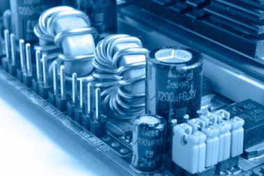 Soyut bilgisayar arka plan tonda, elektronik cihaz.