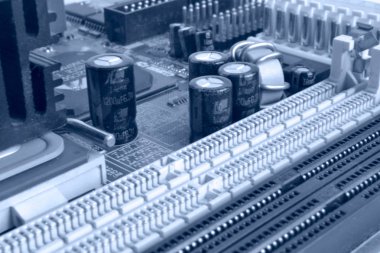 Soyut bilgisayar arka plan tonda, elektronik cihaz.