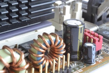 Soyut bilgisayar arka plan tonda, elektronik cihaz.