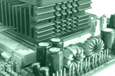 Soyut bilgisayar arka plan tonda, elektronik cihaz.