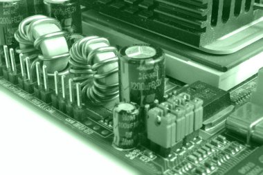 Soyut bilgisayar arka plan tonda, elektronik cihaz.