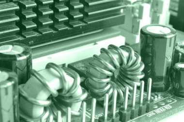 Soyut bilgisayar arka plan tonda, elektronik cihaz.