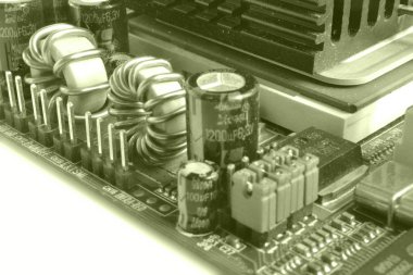 Soyut bilgisayar arka plan tonda, elektronik cihaz.