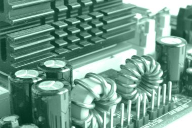 Soyut bilgisayar arka plan tonda, elektronik cihaz.