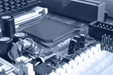 Soyut bilgisayar arka plan tonda, elektronik cihaz.