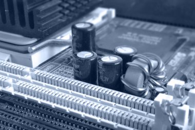 Soyut bilgisayar arka plan tonda, elektronik cihaz.