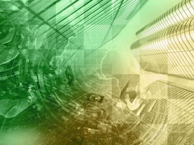 Arka dijital plan - harita, posta işaretleri ve binalar.