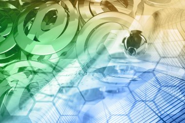 İş geçmişi ile posta işaretleri, binalar ve kalem.