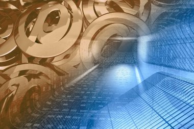 basamak ve binalar - soyut bilgisayar arka plan.