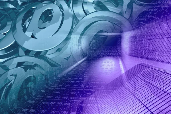 basamak ve binalar - soyut bilgisayar arka plan.