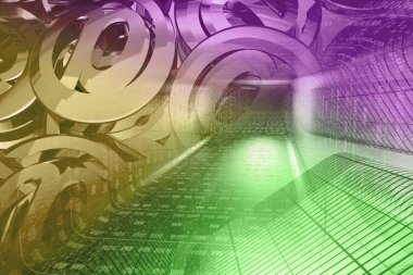 basamak ve binalar - soyut bilgisayar arka plan.