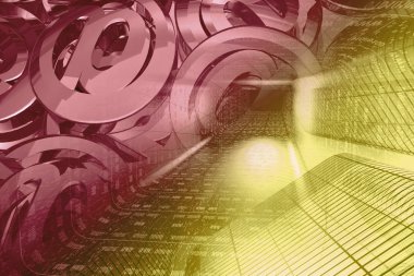 basamak ve binalar - soyut bilgisayar arka plan.