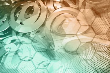 İş geçmişi ile posta işaretleri, binalar ve kalem.