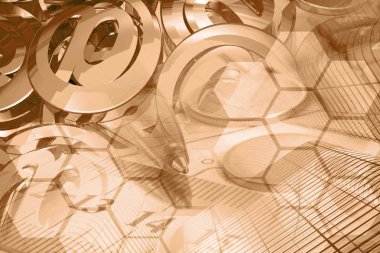 İş geçmişi ile posta işaretleri, binalar ve kalem.