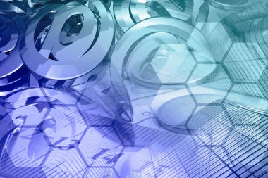 İş geçmişi ile posta işaretleri, binalar ve kalem.