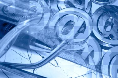 Posta işaretleri, grafik ve kalem