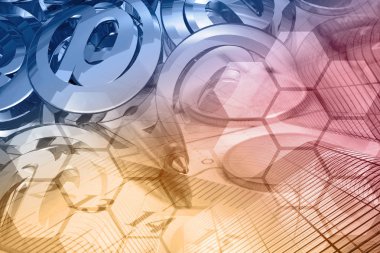 Posta işaretleri, grafik ve binalar