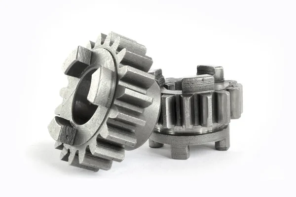 Two metal gears — Stock Photo, Image