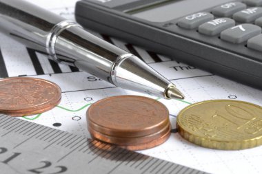 grafik ve madeni paralar