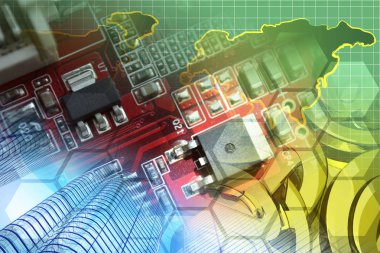 Elektronik cihaz ve harita