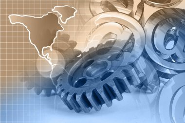 Posta işaretleri, dişli ve harita