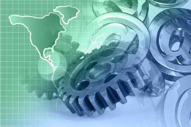 Posta işaretleri, dişli ve harita