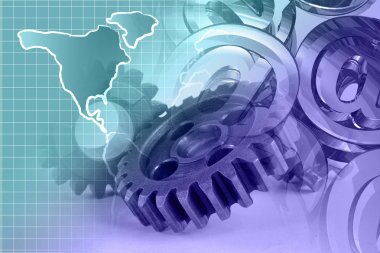 Posta işaretleri, dişli ve harita