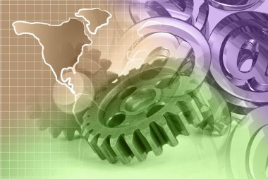 Posta işaretleri, dişli ve harita