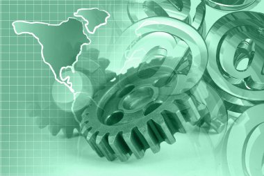 Posta işaretleri, dişli ve harita