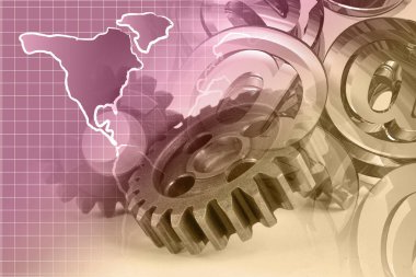 Posta işaretleri, dişli ve harita