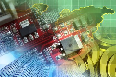 Elektronik cihaz ve harita